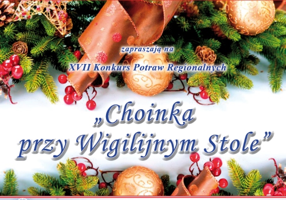 plakat konkursu potrawa wigilijna