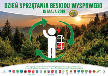 plakat sprzątanie Beskidu Wyspowego