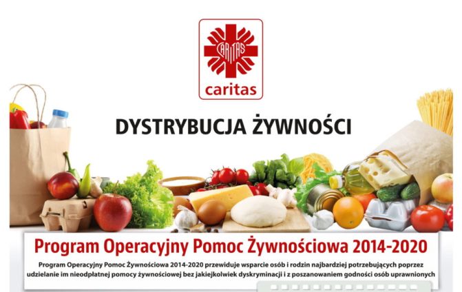 plakat pomoc żywnościowa