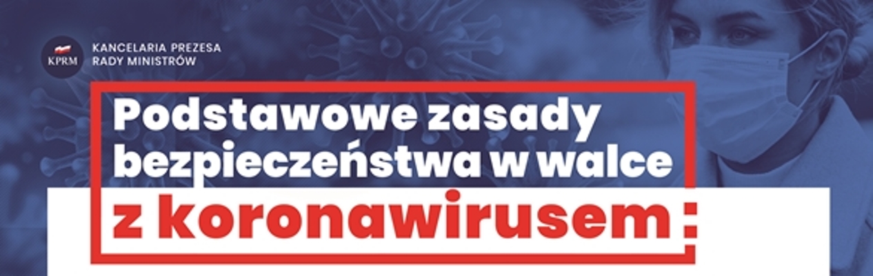 plakat bezpieczeństwo w czasie epidemii