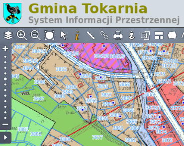 ilustracja System Infomacji Przestrzennej Gminy Tokarnia