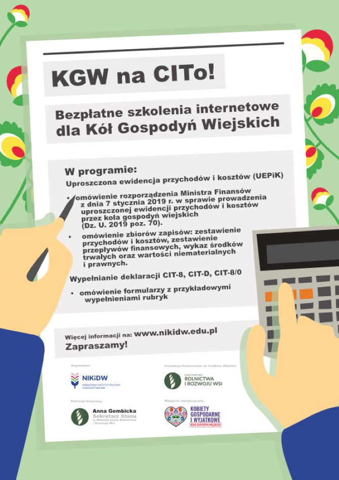 plakat projektu KGW na CITo