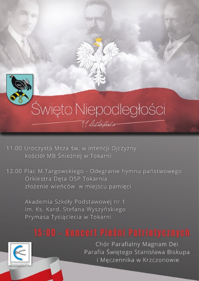 plakat obchody Święta Niepodległości