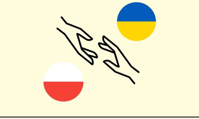 ilustracja pomoc Ukrainie