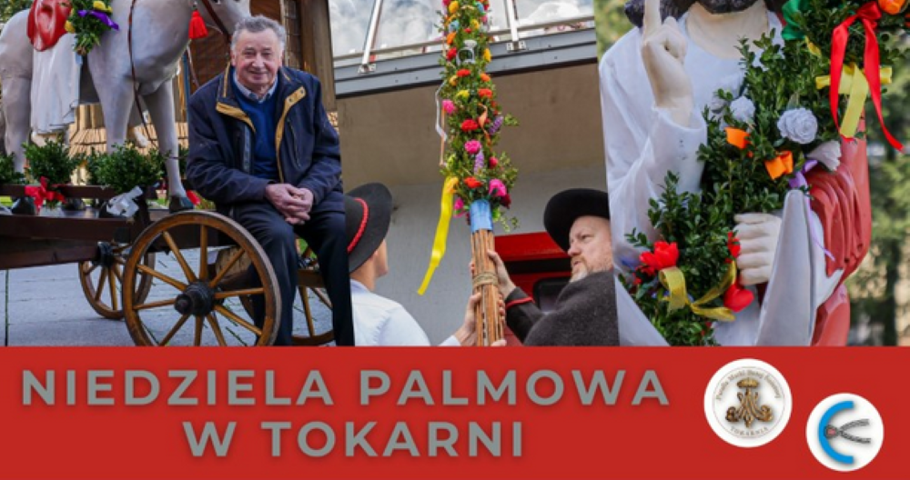 plakat Niedziela Palmowa w Tokarni