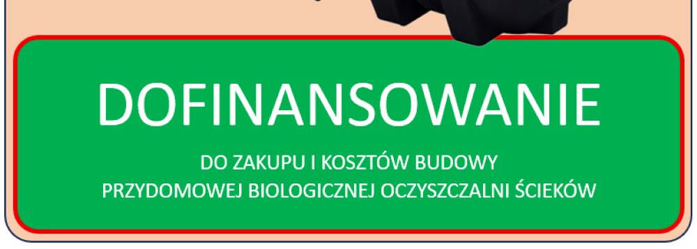 ilustracja dofinansowanie przydomowych oczyszczalni scieków