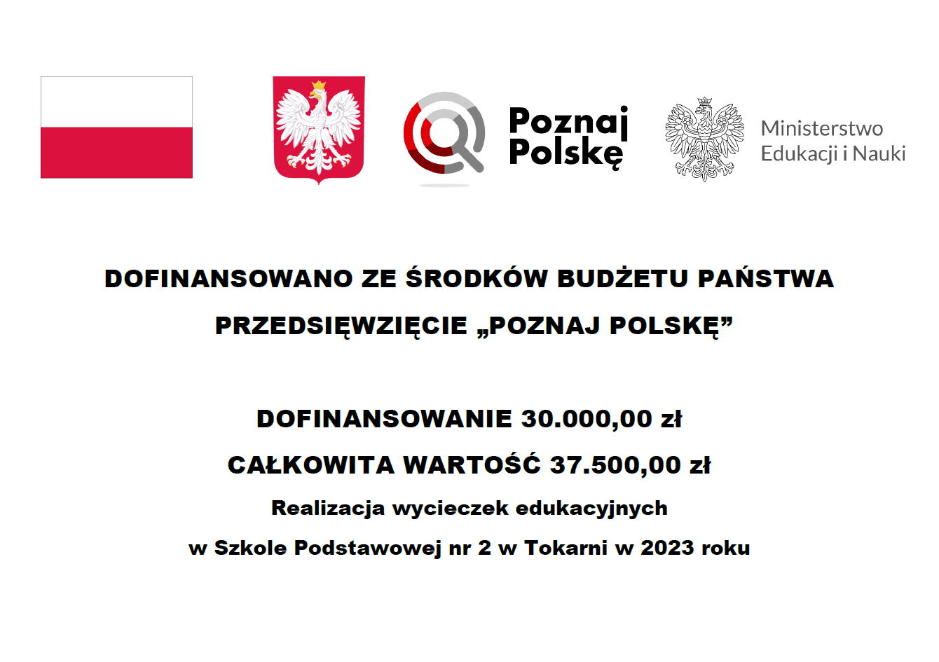 plakat projektu "Poznaj Polskę"